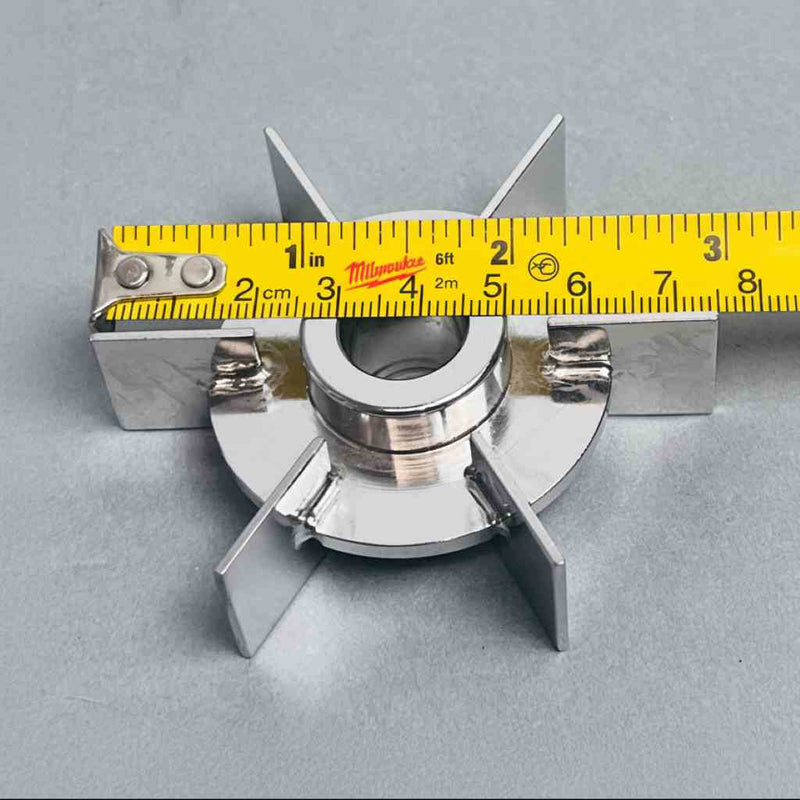 Sartorius Bioreactor Disk Impeller 6 Blade 15mm Inner Bore for 10L - 15L Vessel Lab Equipment::Bioreactors & Fermenters Sartorius