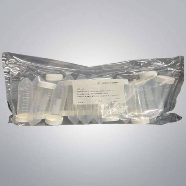 Sartorius CultiFlask Bioreactor 50 ml Lot of 120 Disposable Bioreactors Centrifuge Tubes Sartorious