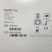 Sartorius Pipette Tips 350 ul Optifit Sterile 6 Racks with 96 Tips Each Pipettes & Pipette Tips Sartorius