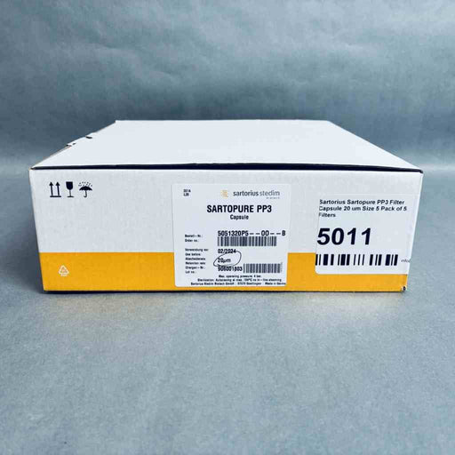 Sartorius Sartopure PP3 Filter Capsule 20 um Size 5 Pack of 5 Filters Filters Sartorius