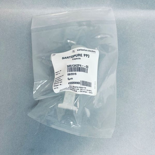 Sartorius Sartopure PP3 Filter Capsule 5 um Size 4 Box of 5 Sealed Filters Filters Sartorius