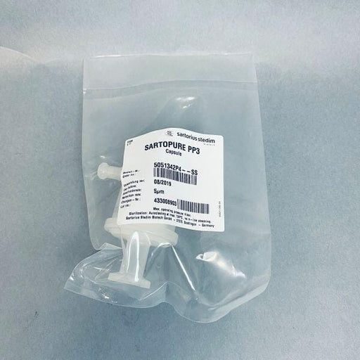 Sartorius Sartopure PP3 Filter Capsule 5 um Size 4 Individually Sealed Lot of 5 Filters Sartorius