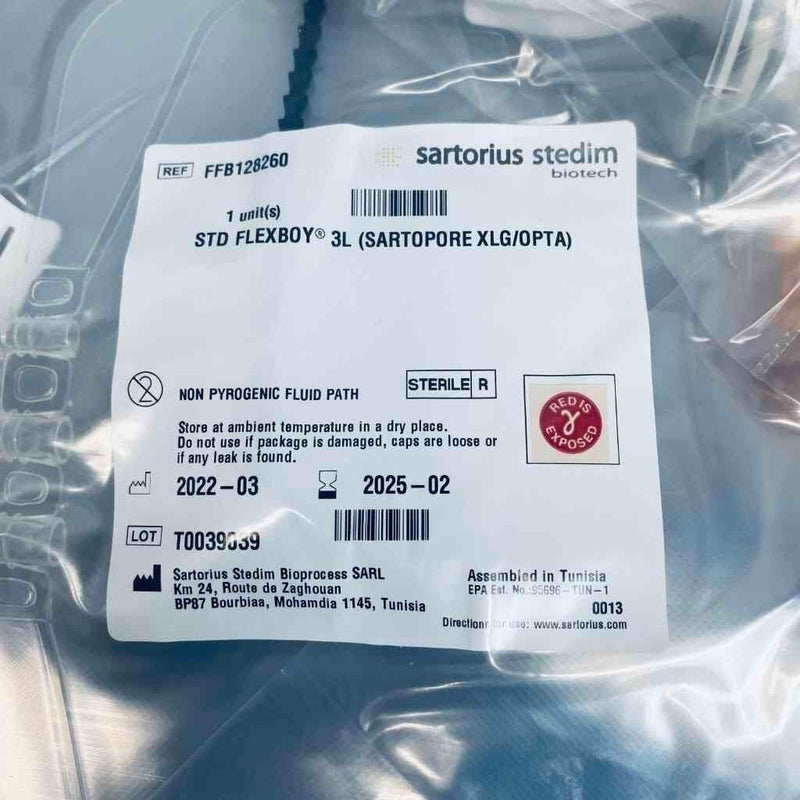 Sartorius Stedim Flexboy 2D Bag 3L Sartopore XLG/Opta Lot of 16 Bags Other Medical, Lab & Dental Supplies Sartorius
