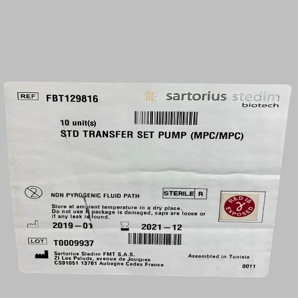 Sartorius TuFlux Transfer Set Silicone Tubing - Case of 10 Sets Other Sartorius