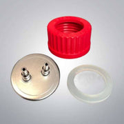 Sartorius Two Port Connector Cap Stainless Steel GL45 Thread with O-ring Bioreactors & Fermenters Sartorius
