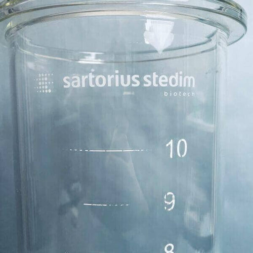 Sartorius Universal Glass 10 L Single Wall Reaction Vessel Other Medical & Lab Glassware Sartorius
