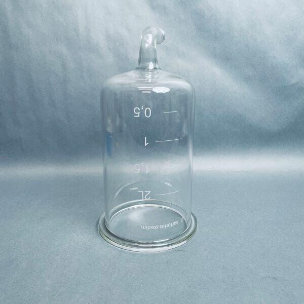 Sartorius Univessel Glass Reaction Vessel 2 L with Bottom Outlet Single Jacket Reaction Vessels Sartorius