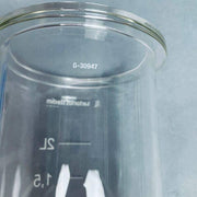 Sartorius Univessel Glass Reaction Vessel 2 L with Bottom Outlet Single Jacket Reaction Vessels Sartorius