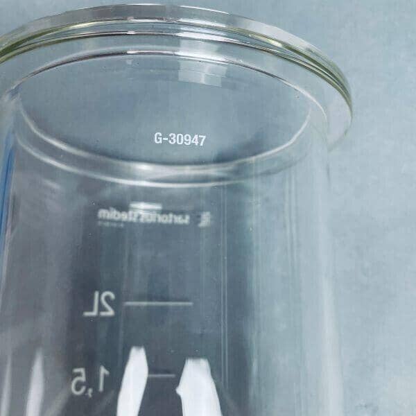 Sartorius Univessel Glass Reaction Vessel 2 L with Bottom Outlet Single Jacket Reaction Vessels Sartorius