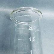 Sartorius Univessel Glass Reaction Vessel 2 L with Bottom Outlet Single Jacket Reaction Vessels Sartorius