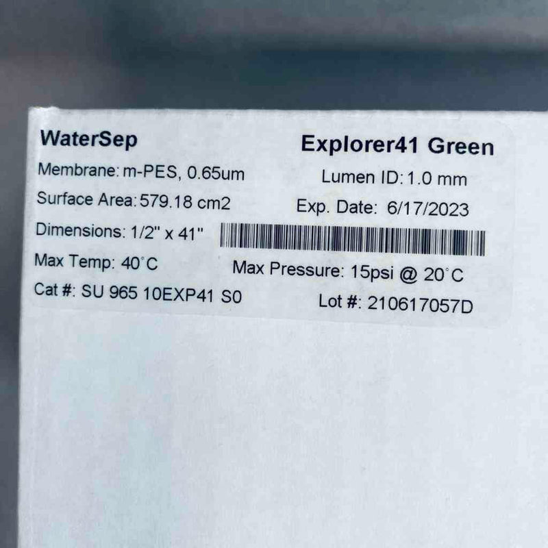 Sartorius WaterSep Explorer41 Green Hollow Fiber Filter 100 kDa 579.18 m2 Filters Sartorius