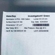 Sartorius WaterSep Investigator41 Green Hollow Fiber Filter 100 kDa 0.51 m2 Filters Sartorius