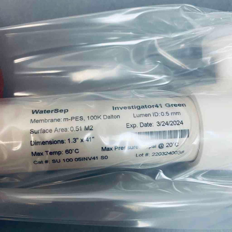 Sartorius WaterSep Investigator41 Green Hollow Fiber Filter 100 kDa 0.51 m2 Filters Sartorius