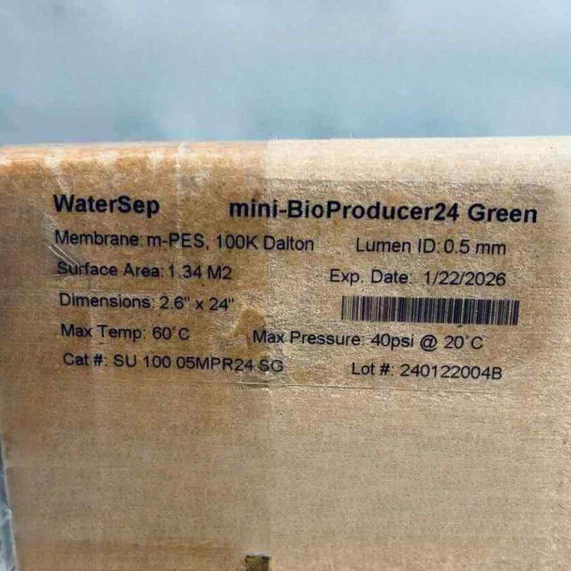 Sartorius WaterSep mini-BioProducer24 Green Hollow Fiber Filter 100 kDa mPES 0.05 mm Filters Sartorius