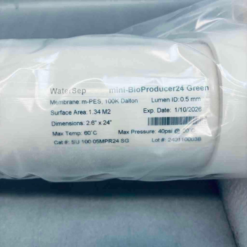 Sartorius WaterSep mini-BioProducer24 Green Hollow Fiber Filter 100 kDa mPES 0.05 mm Filters Sartorius