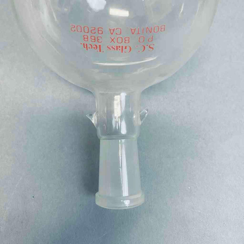 SC Glass Chromatography Reservoir 1000 ml 24/40 Joints with Hooks Jointed Glassware SC Glass Tech