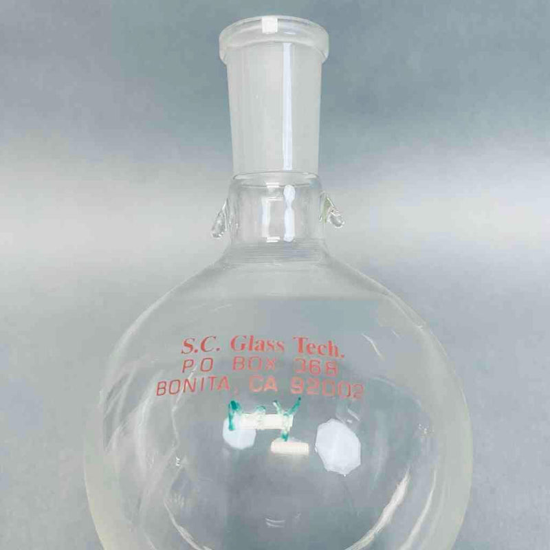 SC Glass Chromatography Reservoir 500 ml 24/40 Joints with Hooks Jointed Glassware SC Glass Tech