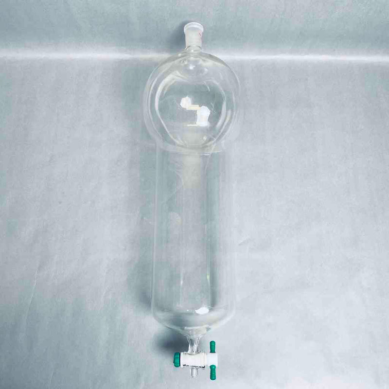 SC Glass Tech Chromatography Column with 2000 ml Reservoir 4 x 10 in. with Stpk Chromatography Columns & Reservoirs SC Glass Tech