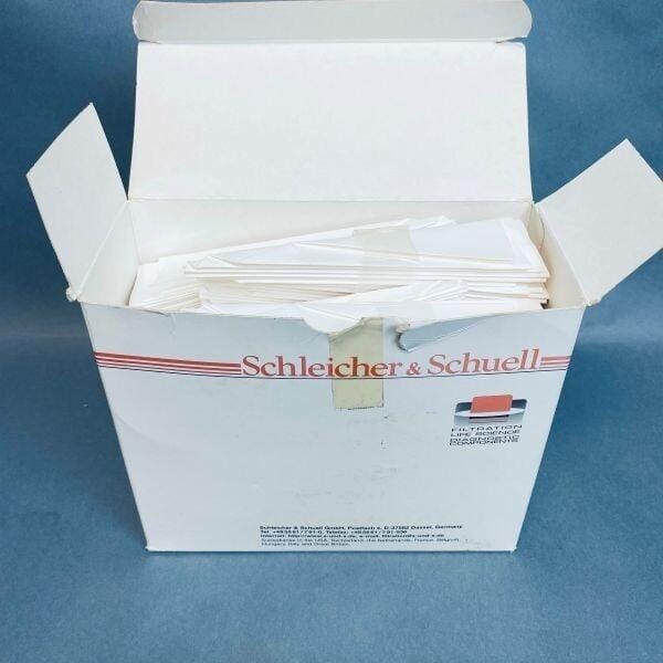 Schleicher and Schuell Filter Paper Folded 1573 1/2 385 mm Pack of 80 Filters Filter Paper Schleicher and Schuell