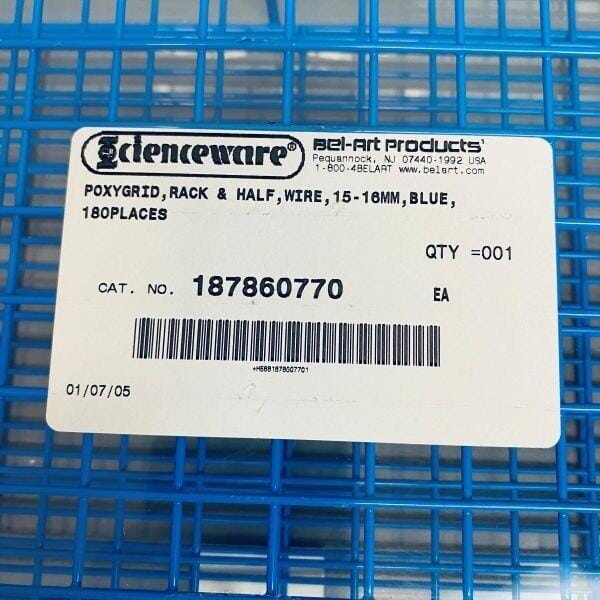 Scienceware Wire Tube Rack 180 Places Poxygrid 16 mm Lot of 3 Racks Tube Racks Scienceware