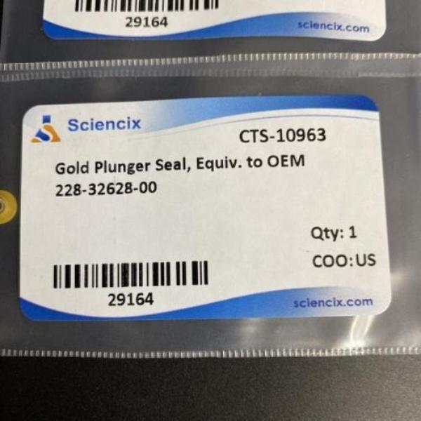 Sciencix Gold Plunger Seal Total of 3 Seals LC/MS/GC Sciencix