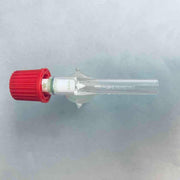 Scientific Glass Flow Control Adapter 29/42 Standard Taper Joint with Sidearm Hose Barb Jointed Glassware Scientific Glassblowing
