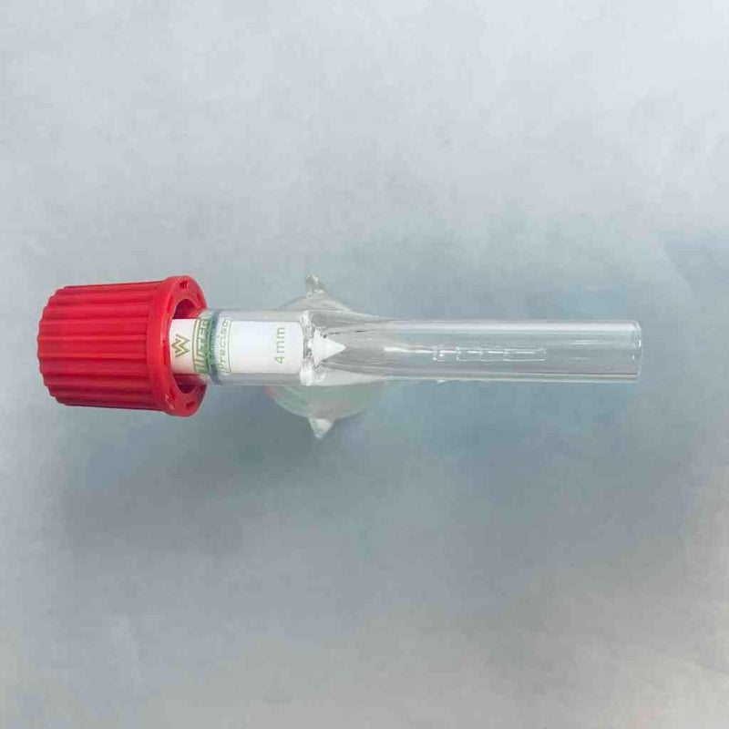 Scientific Glass Flow Control Adapter 29/42 Standard Taper Joint with Sidearm Hose Barb Jointed Glassware Scientific Glassblowing