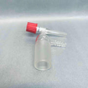 Scientific Glass Flow Control Adapter 29/42 Standard Taper Joint with Sidearm Hose Barb Jointed Glassware Scientific Glassblowing