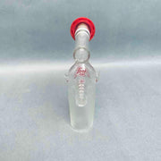 Scientific Glass Flow Control Adapter 29/42 Standard Taper Joint with Sidearm Hose Barb Jointed Glassware Scientific Glassblowing