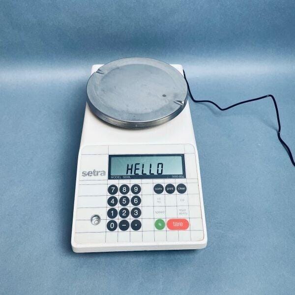 Setra Precision Digital Balance 5000 x 0.01g with Power Cord Lab Scales & Beam Balances Setra