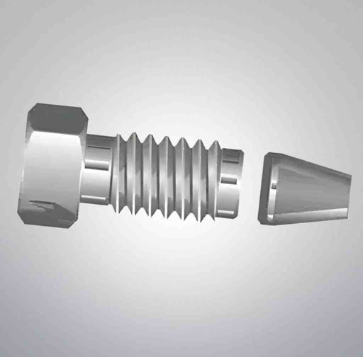 Shimadzu Ferrule 1/16 in. and Male Nut W6 SS for SIL-10A/A Valves Chromatography Columns & Reservoirs Shimadzu