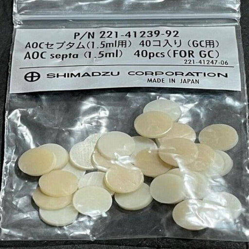 Shimadzu Septa 1.5 ml Sealed - 40 Septa LC/MS/GC Shimadzu