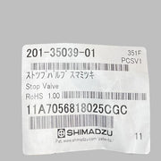 Shimadzu Stop Valve Manual GC Cut-Off Valve LC/MS/GC Shimadzu
