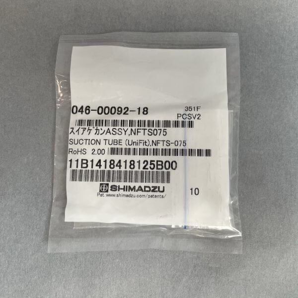 Shimadzu Unifit Up-Take Sample Tube Assay Total of 2 Assays Other Medical & Lab Equipment Shimadzu
