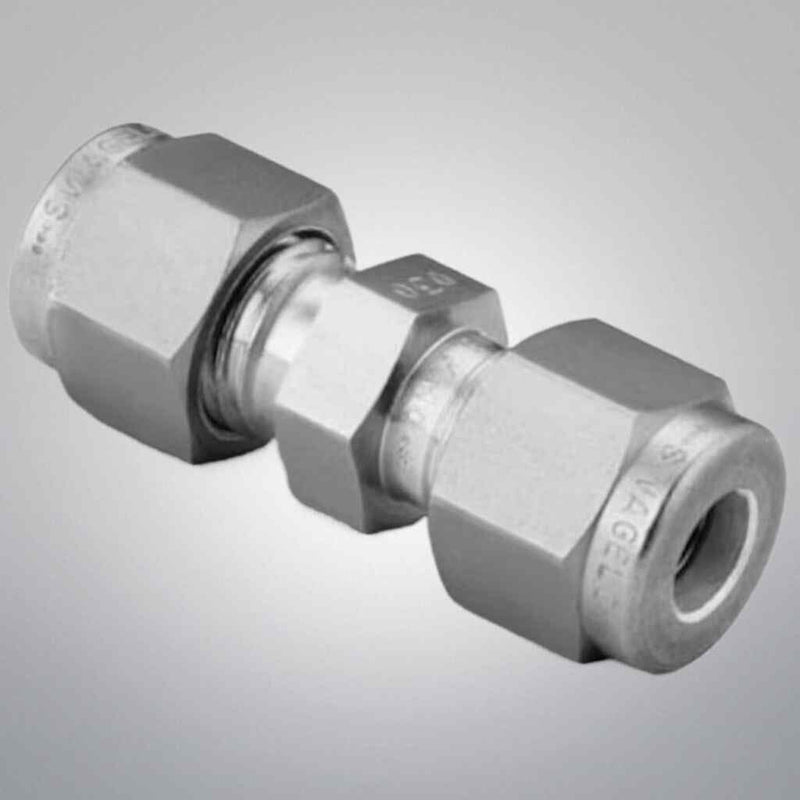 Shimadzu Union Stainless Steel 1/8 in. Swagelok 2 Connectors Total Chromatography Columns & Reservoirs Shimadzu