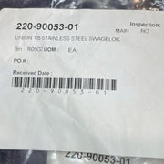 Shimadzu Union Stainless Steel 1/8 in. Swagelok 2 Connectors Total LC/MS/GC Shimadzu