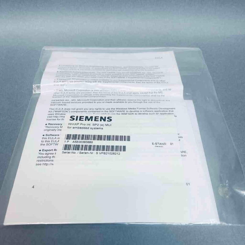 Siemens Recovery-CD 1-2 WXPiSP2 Computer and Equipment Software Siemens