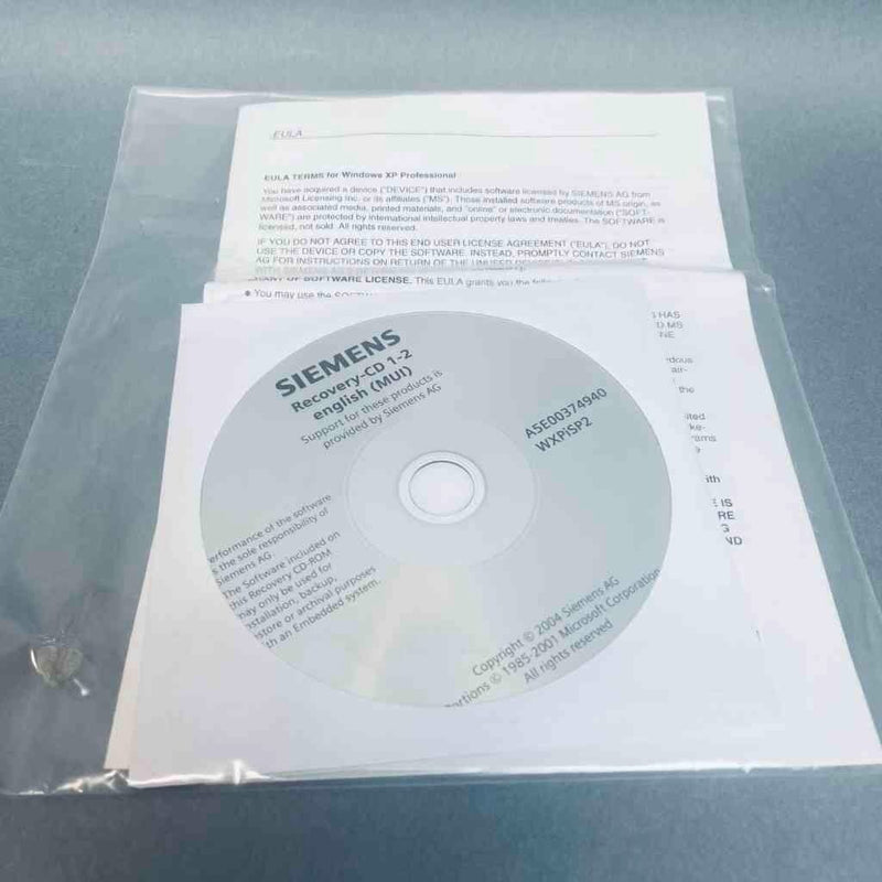 Siemens Recovery-CD 1-2 WXPiSP2 Computer and Equipment Software Siemens