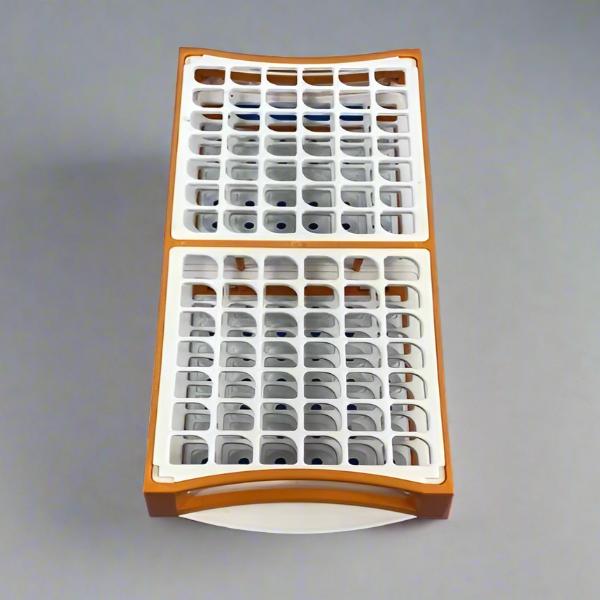 Simport Scientific Tube Rack Holds 84 Tubes Assorted Colors — Life ...