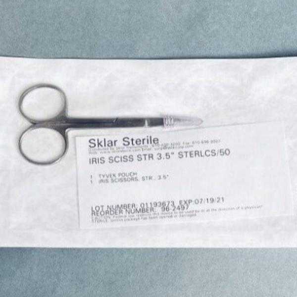 Skylar Instruments Straight Scissors 3 1/2 in. Individually Sealed 38 Scissors Other Skylar Instruments