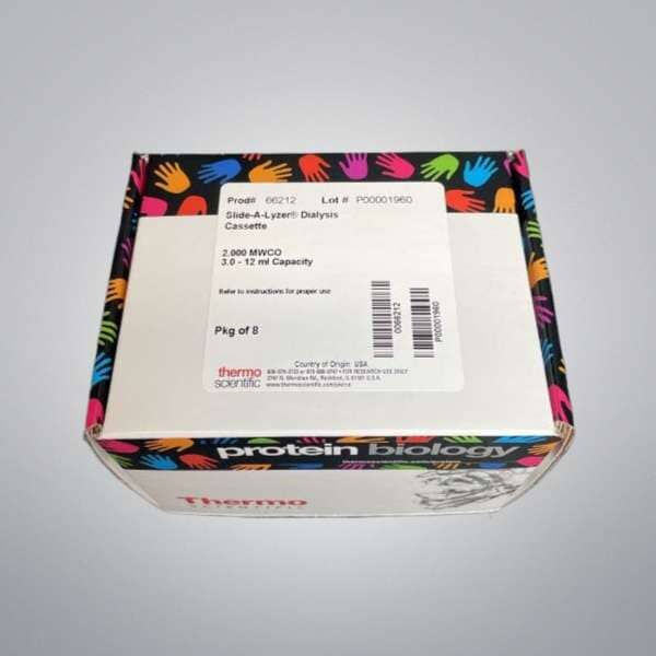 Slide-A-Lyzer Dialysis Cassette 12 ml 2K MWCO Pack of 8 Cassettes Other Medical & Lab Equipment Thermo Scientific