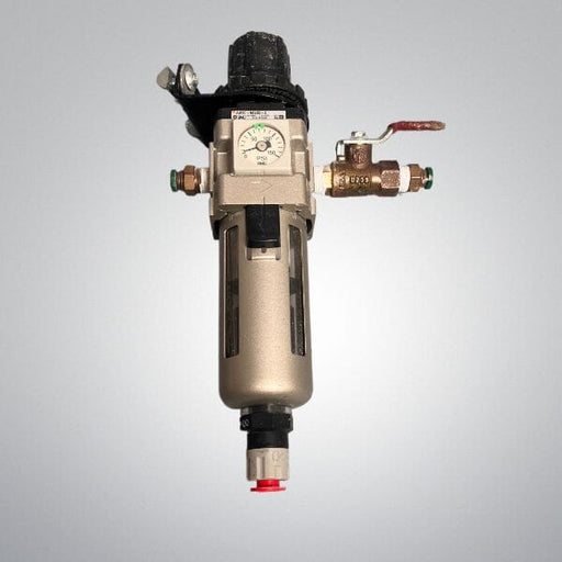 SMC Filter Regulator 125 PSI 1/4 Inch Port Lab Equipment::Pumps, Pump Access. & Tubing SMC