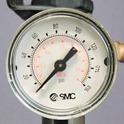 SMC Filter Regulator 1/8 Inch Gauge Port 160 PSIG - Used Lab Equipment::Pumps, Pump Access. & Tubing SMC