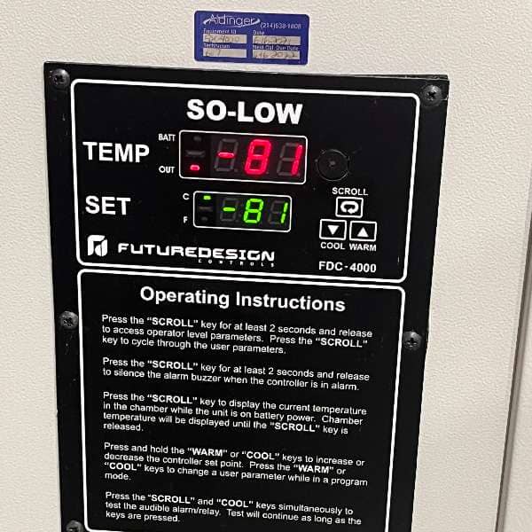 So-Low C85-5 ULT Chest Freezer -85C Works Great with Warranty Lab Freezers & Refrigerators So-Low