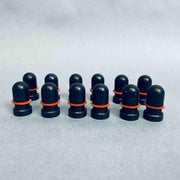 Solid 13.4 mm Diameter Metal Plug with O-ring 28 mm Height Lot of 12 Plugs Other Life Sciences Trading