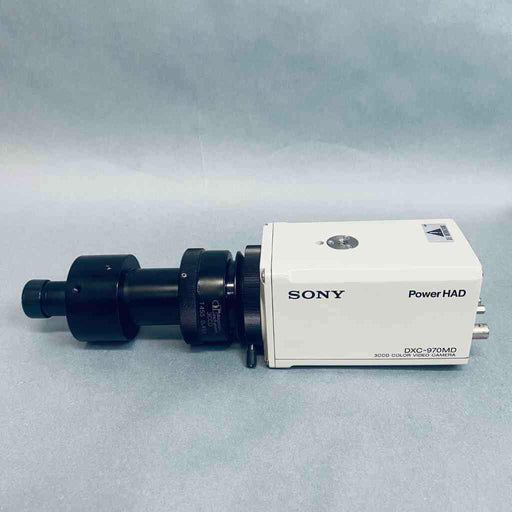 Sony Color Video Camera 3CCD Power HAD with T45S / T45LA / T45FL3 0.45x Lens Assembly Microscope Camera & Lens Adapters Sony