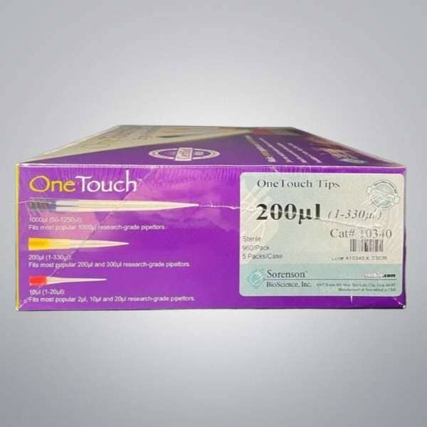 Sorenson One Touch Pipette Tips 200 ul 20 Racks with 96 Tips Each Pipettes Sorenson