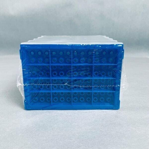 SP Bel-Art PCR Rack 96 Well for 0.2 ml Tubes Blue Pack of 5 Racks Tube Racks SP Bel-Art