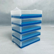 SP Bel-Art PCR Rack 96 Well for 0.2 ml Tubes Blue Pack of 5 Racks Tube Racks SP Bel-Art