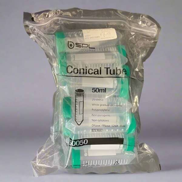 SPL Life Sciences Conical Tube 50 ml Sterile Polypropylene 50 Tubes Centrifuge Tubes SPL Life Sciences